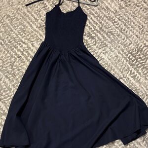 Fashion Nova Black Backless Dress